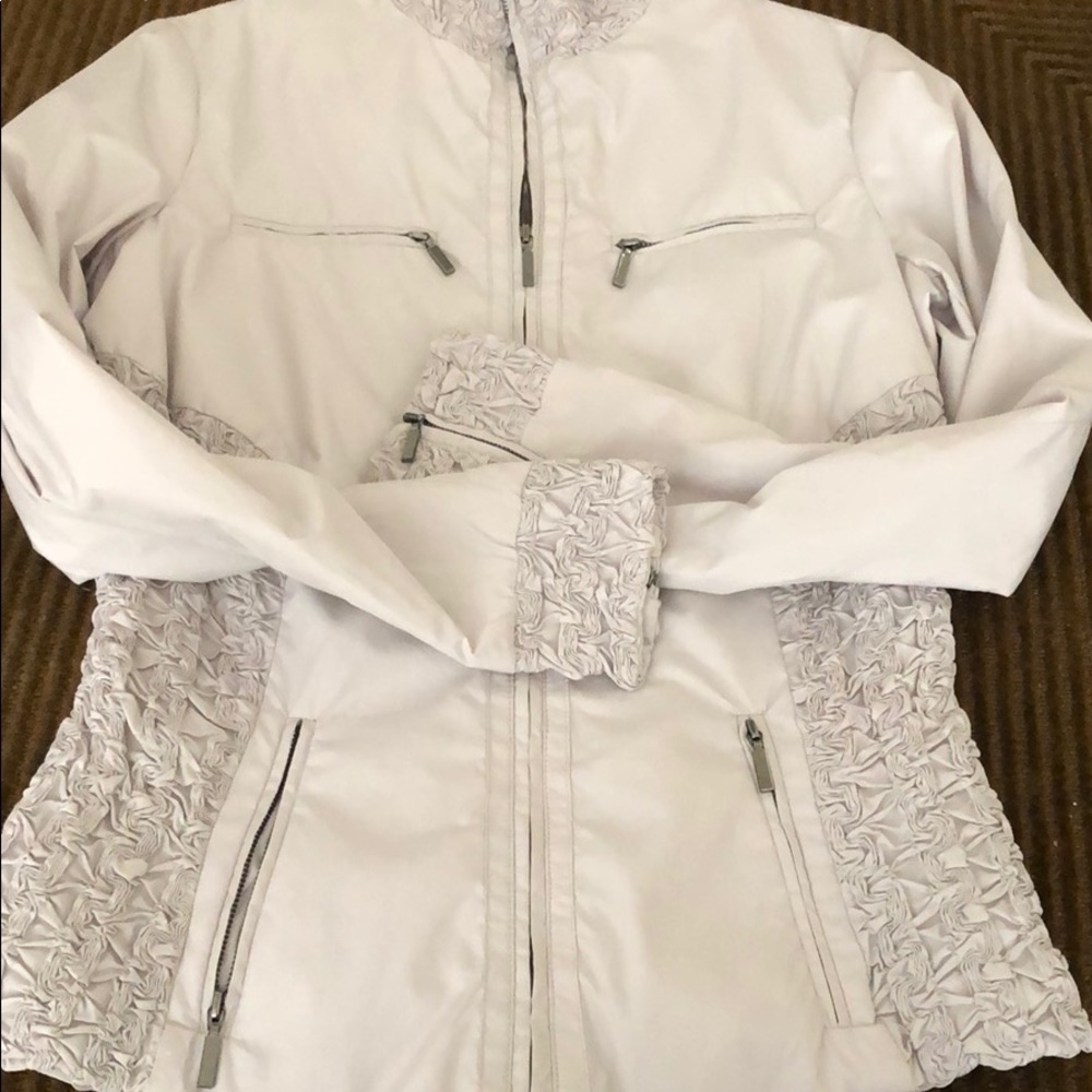 Light gray lightweight jacket